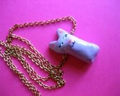SALE - Lilac Bear Necklace - Magic Spirit Animal
