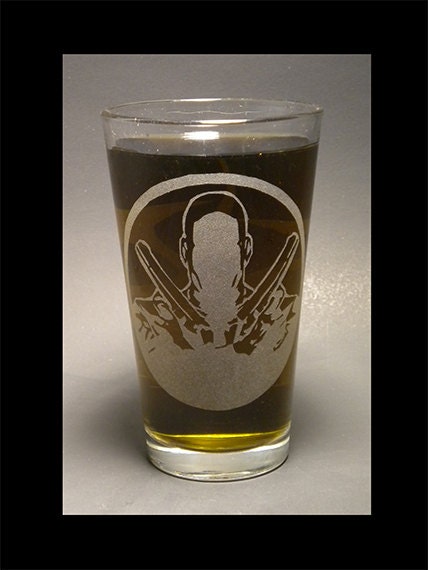 Double sided Hitman Pint