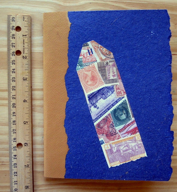 Handbound mini journal sketchbook, soft cover
