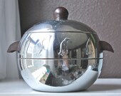 Fabulous VIntage Penguin Serving Dish / Ice Bucket with Art Deco Feel