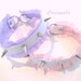 Spiked Ruffle Choker