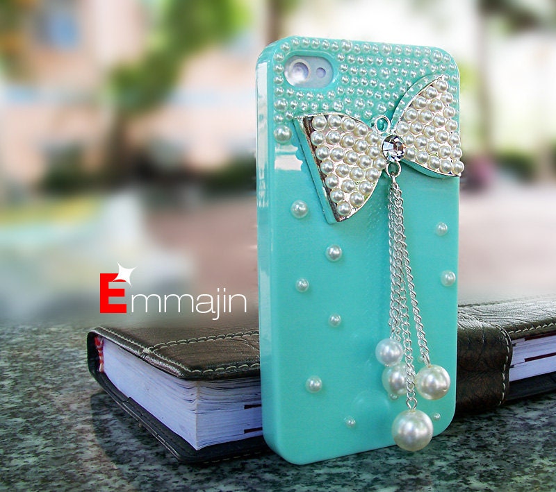 iphone 4cases,Pearl varabow  iPhone 4 cases,iphone 4S  cases ,  Diamond varabow  iphone4 case,blue  iphone 4 4scase