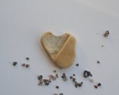 Broken Heart Naturally heart  shaped  rock  from the coast of Lake Michigan