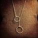 Lariat Necklace made with Recycled Guitar Strings