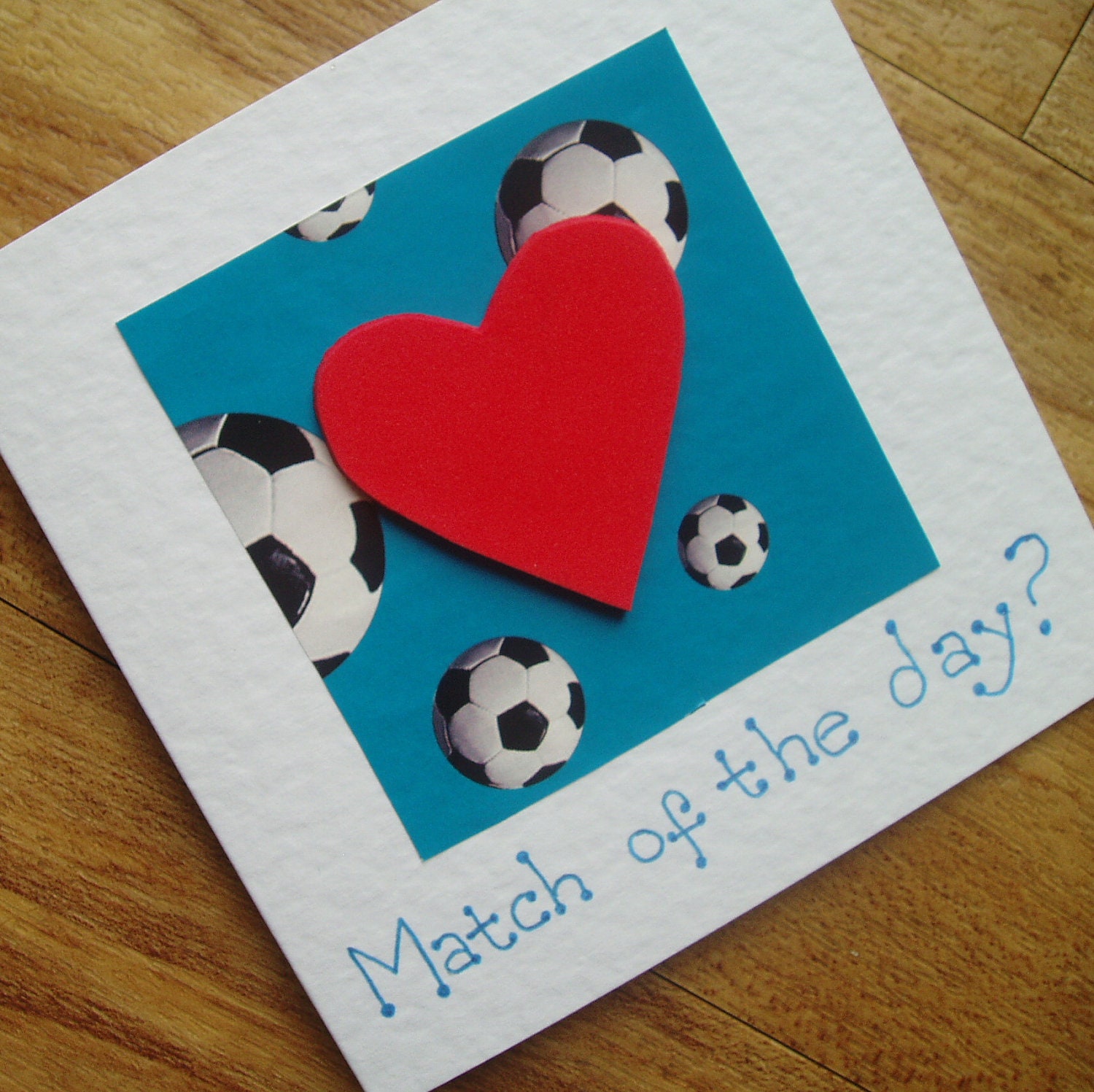 Match of the day football card