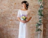 Vintage Lace and Beaded Wedding Dress