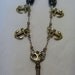 Antique Key with Anchors Necklace