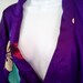 Vintage Kimono Style Wrap Robe Silk 1940s Korean