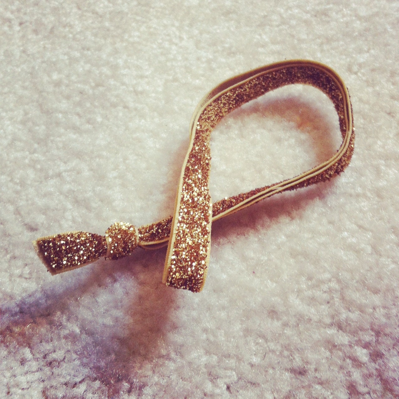 Happi Bands - Headband - Skinny Shimmery Gold