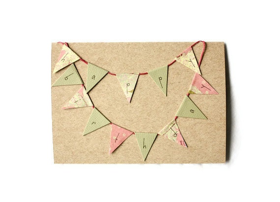 HAPPY BIRTHDAY BUNTING Birthday Card