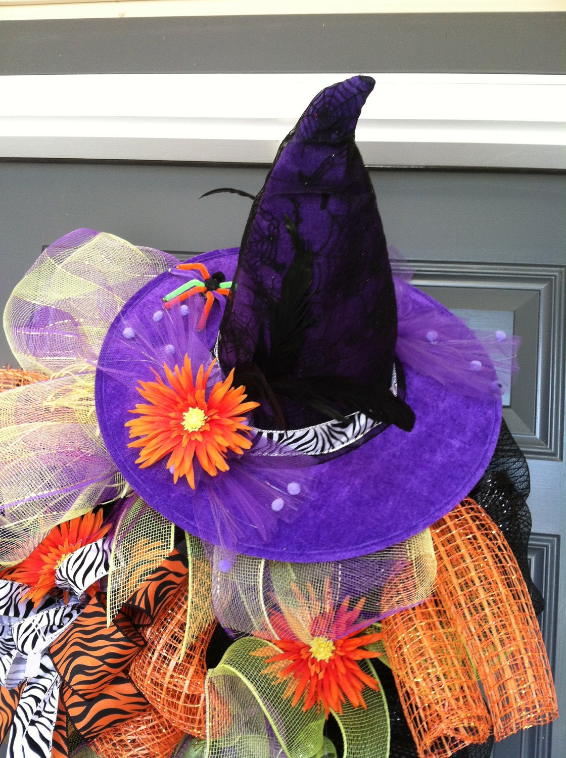 Halloween Witch door wreath