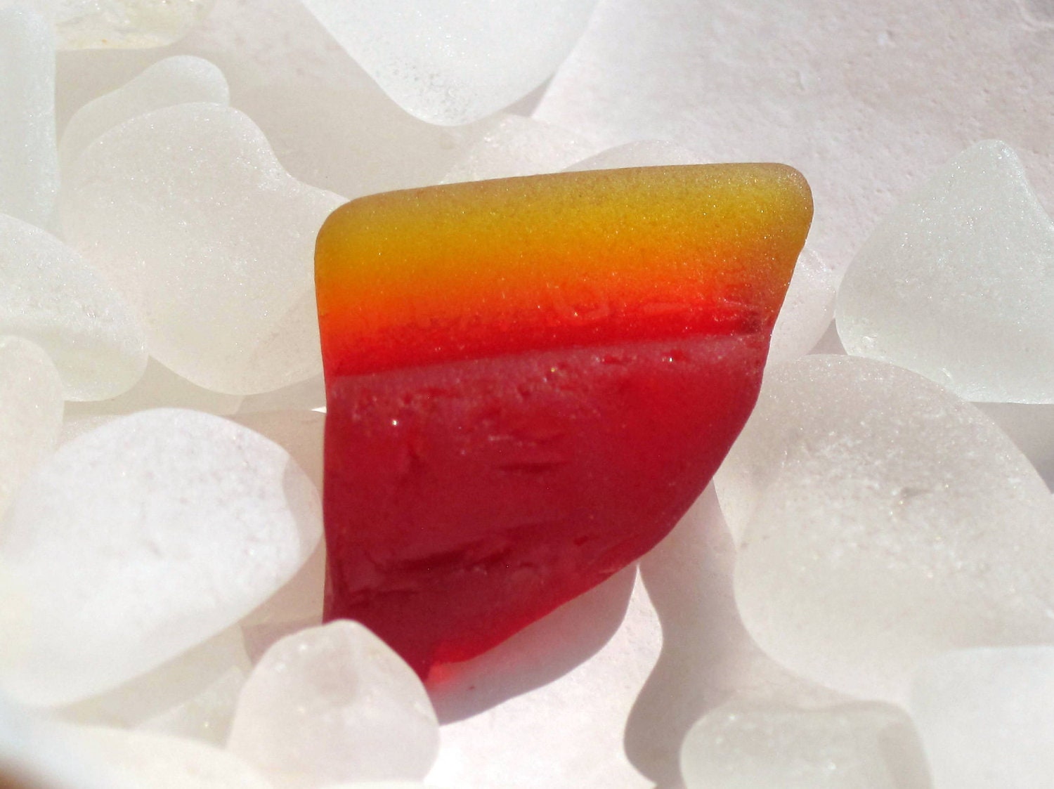 Rare Red Sea Glass 8-73