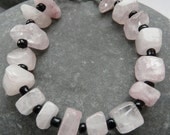 Rose quartz bracelet Free Worldwide Shipping