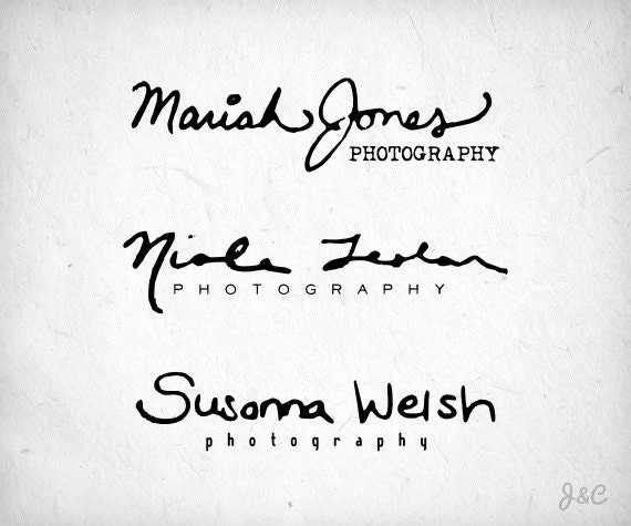 Custom Signature Logo, Custom Logo of Your Signature, Your Name into a Logo