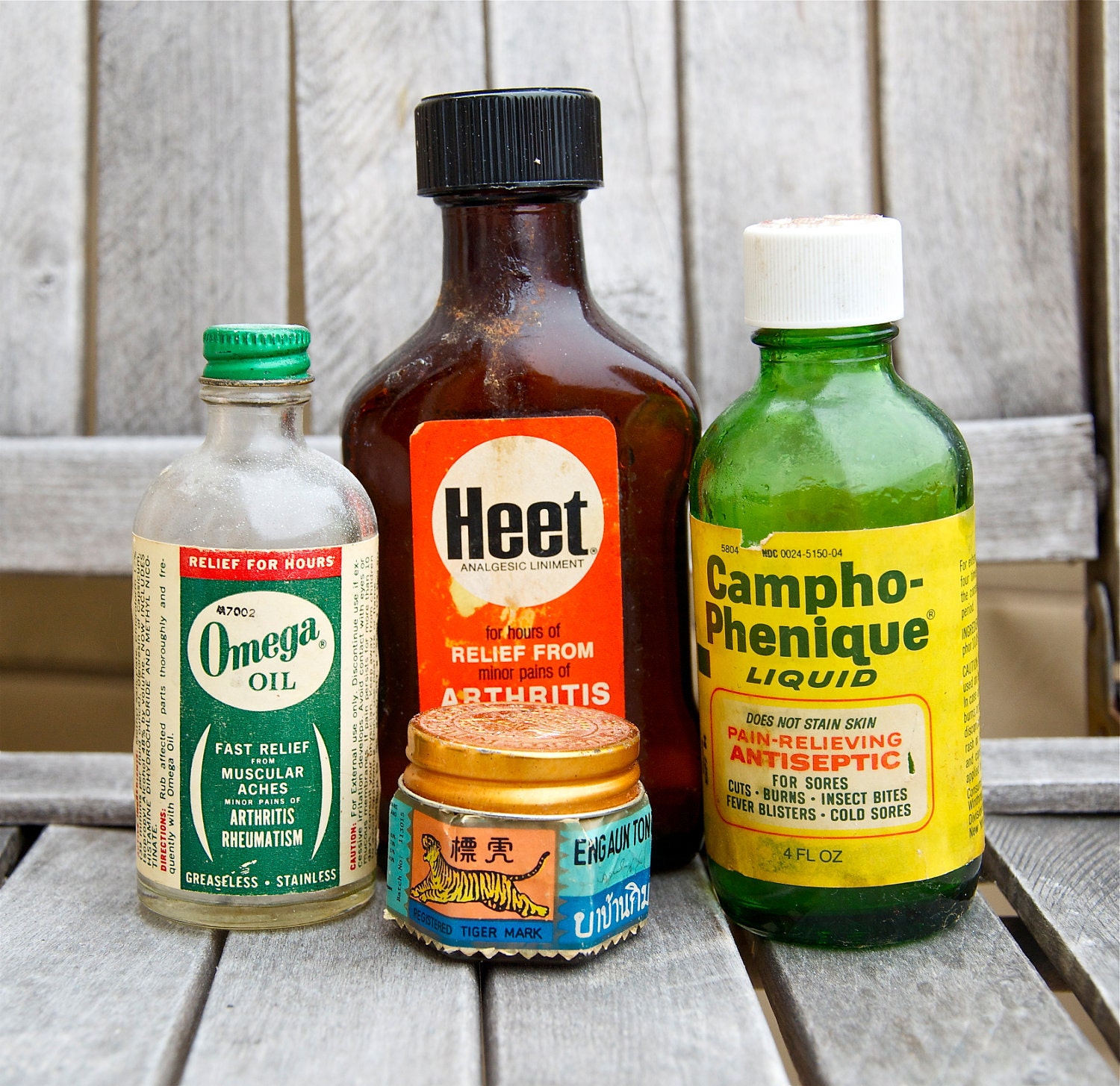 Four vintage medicine bottles with by 180degreesvintage on Etsy