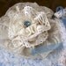 Wedding guest book - Something Blue - vintage shabby chic, custom - 20 pages