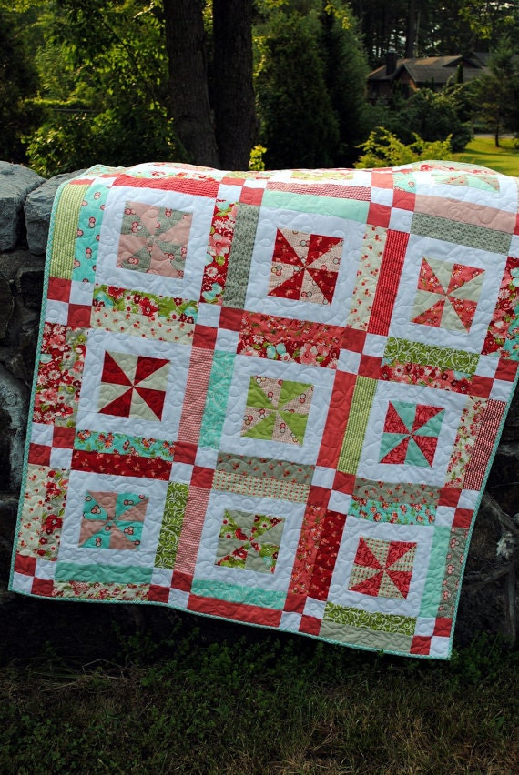 QUILT KIT: Lemonade Lollipop Layer Cake and White by ...