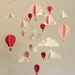 Customized Hot Air Balloon Paper Mobile (L)