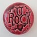 U ROCK Pocket Stone - Ceramic - Oxblood Red Art Glaze - Inspirational Art Piece