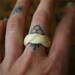Ivory Rope Ring // Pre-ban Vintage Ivory Size 9