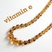 vintage amber yellow orange large bead necklace