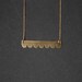 Gold long necklace Sully