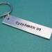 Sherlock Holmes Inspired - 221B Baker St - A Hand Stamped Aluminum Keychain