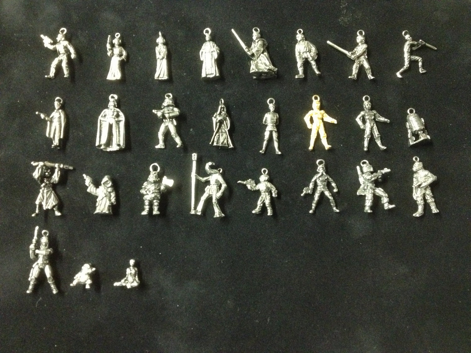 Star Wars Charms, Earrings 27 Characters