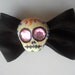 Day of the Dead Hand Painted Sugar Skull Bow