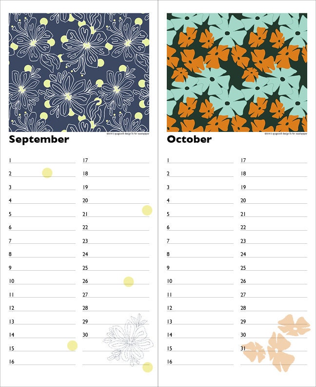 Celebrate A Life In Color Perpetual Calendar by Laurie Spugnardi