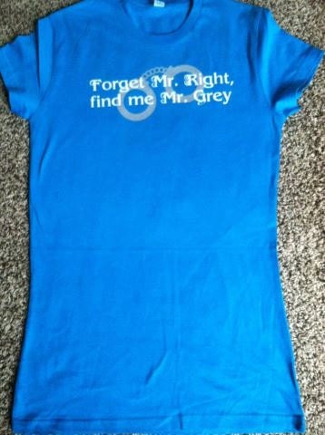 Fifty Shades of Grey Shirt 50 Shades Mr. Grey Womens Tshirt