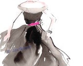 Norma - Fashion Illustration Giclee Print by Jax with FREE Shipping