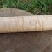 Wooden rolling pin, tiger maple, extremely figured grain