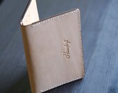 The Porter - Nude - Vegetable Tanned Leather Passport Carrier
