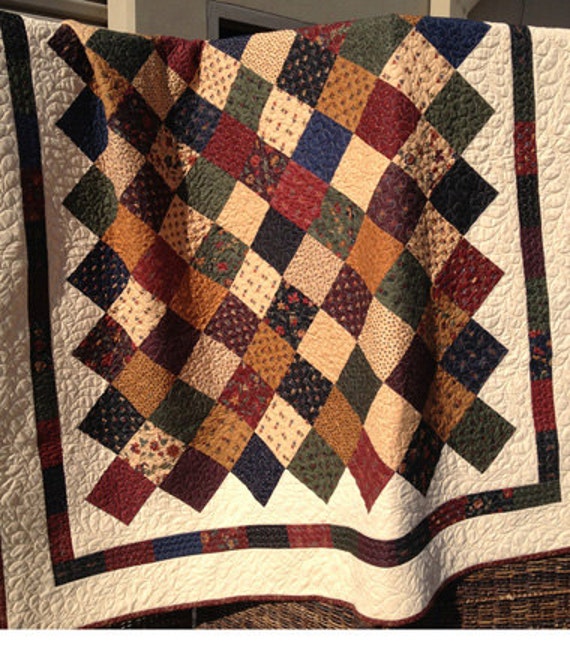 Shop Sample Kansas Troubles Charm Quilt By Myreddoordesigns