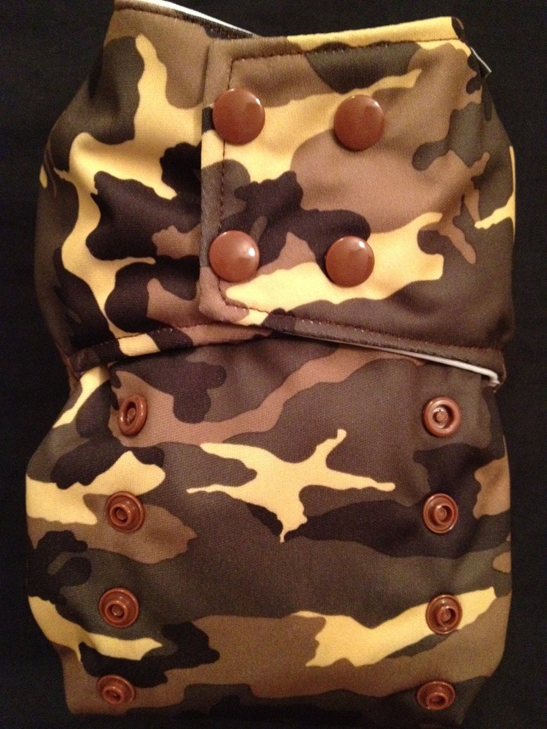 One-Size Cloth Diaper Cover: Camo Print