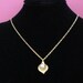Calla lily necklace with pearl