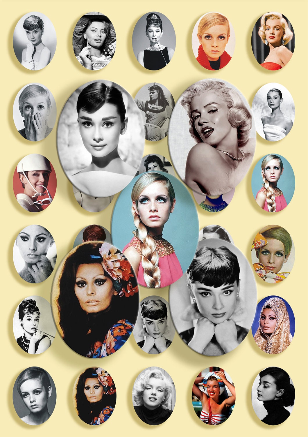 collage marilyn monroe