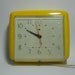 Vintage kitchen wall clock yellow General Electric