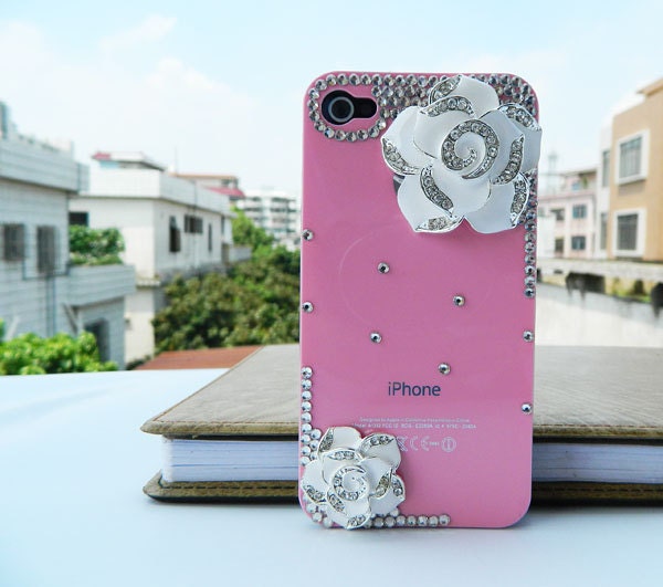 iPhone  4 case  iPhone cover 4 color Camellia flowers Pink case  phone case   loves iphone case  cell phone cases and covers