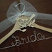 Barn Wedding Hanger, Bridal Hanger, Rustic Wedding Hanger, Bridal Shower, Bride