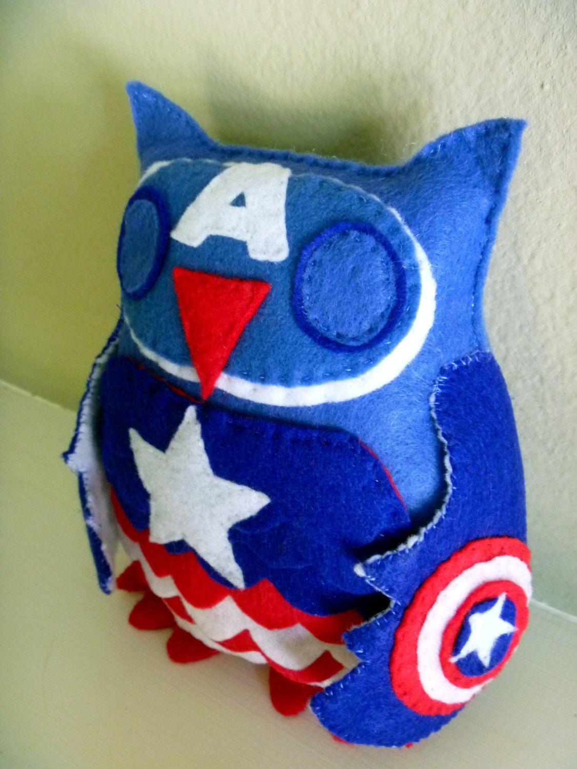 Avengers Captain America Owl Plush