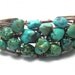Turquoise Nugget Cuff Bracelet