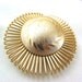 Vintage Gold Button Scarf Clip