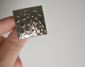 Upcycled Vintage Earring to leopard/giraffe print statement ring
