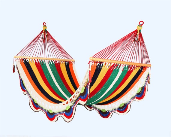 Multicolour Hammock, Handwoven Nicaraguan Hammock