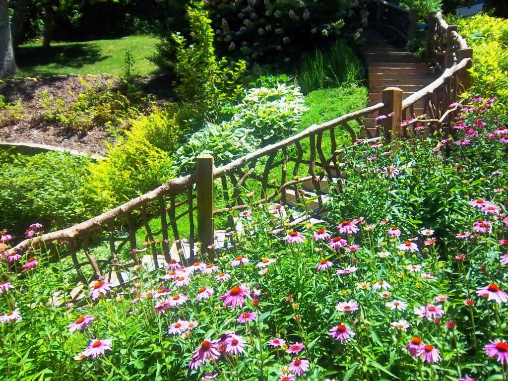 Rustic Outdoor Railing Rails Garden Porch Decor Log Cabin Furniture by Jason Wade