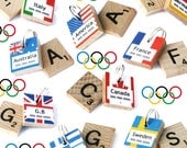 Country Flags - Scrabble Dog Tag, Pet ID Tag