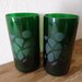 Sea Turtles Hand Etched on Recycled Wine Bottle Glasses Set of 2