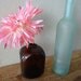 Unique Cube Giraffe Vase made from Upcycled Scotch Bottle Adorable